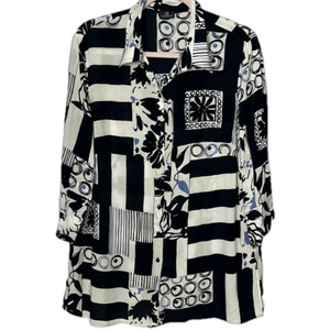 Lebek Viscose Print Blouse